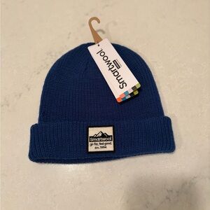 Smartwool Royal Blue Ribbed Cuffed Beanie-NWT size L/XL Kids